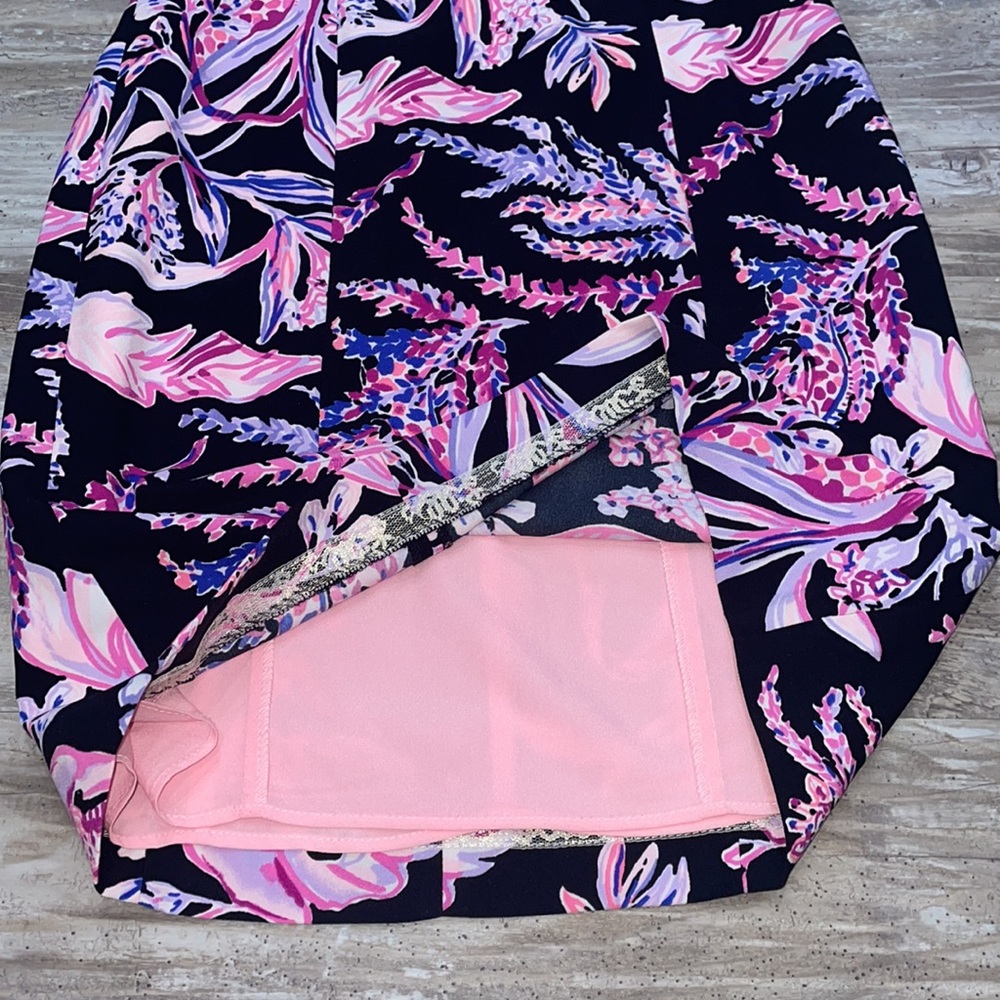 Lilly Pulitzer-Mina Floral Print Ruffle - Picture 8 of 13